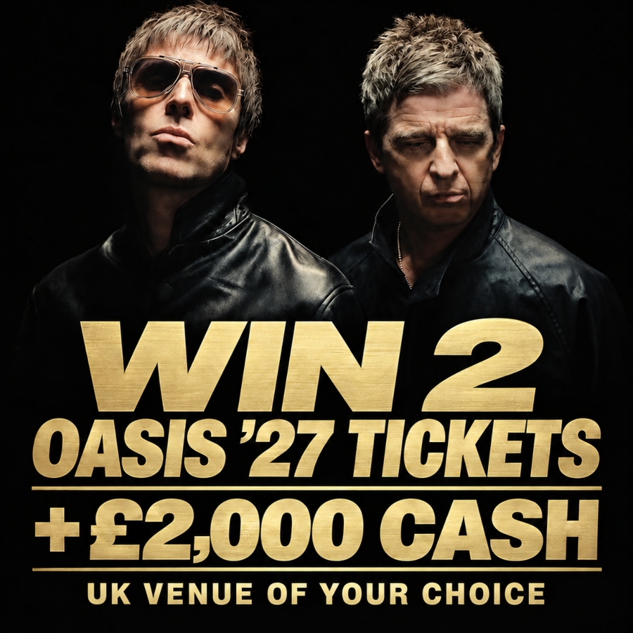 2 TICKETS OASIS 2027 TOUR + £2K CASH 