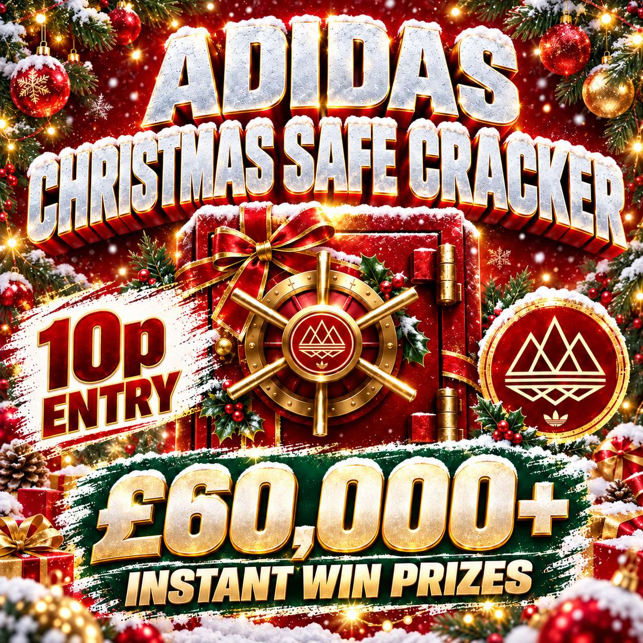 THE £60,000+ ADIDAS CHRISTMAS SAFE CRACKER IS HERE! 🔥