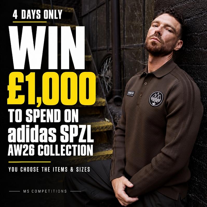 £1000 to spend on the upcoming adidas SPZL AW26 Collection 