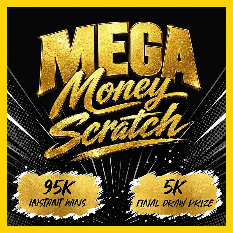 £100,000 Mega Money Scratch