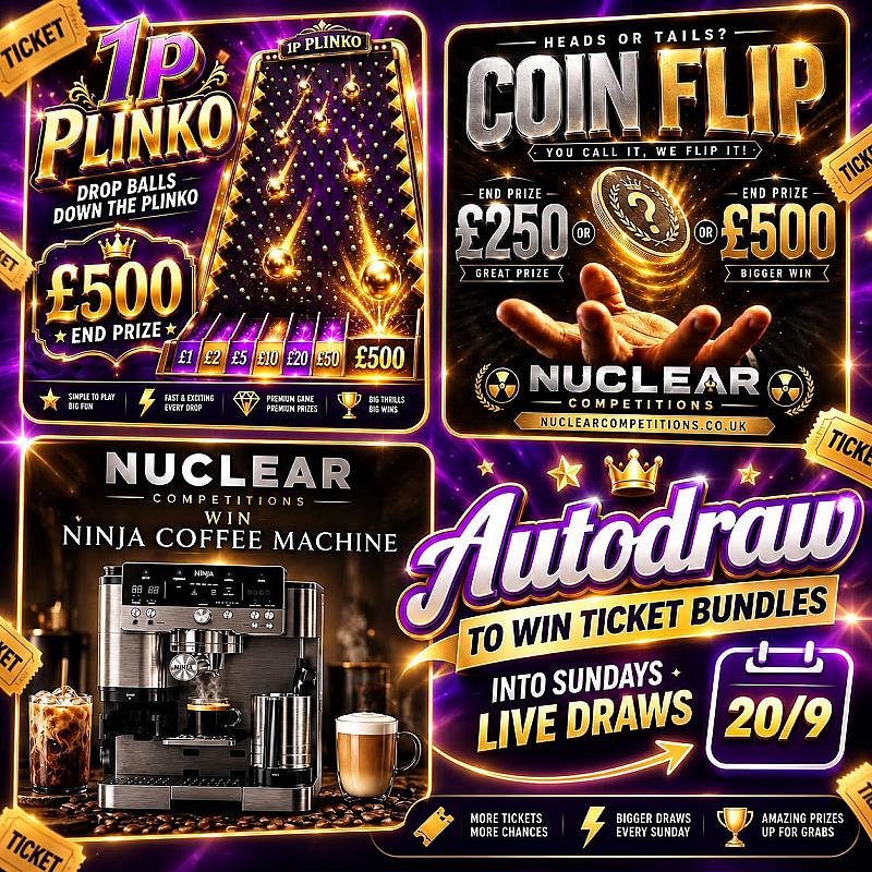 Daily Autodraw 4 to win ticket Bundle into this weeks live draws on 20/09