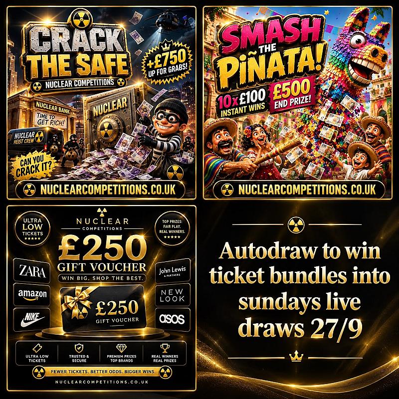MEGA WEEKLY Autodraw to win ticket Bundle into this weeks live draws on 27/09