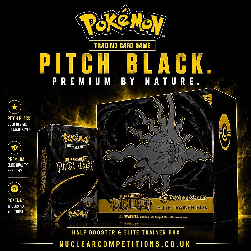 NEW Pokemon Pitch Black Elite Trainer Box and half booster box with instants