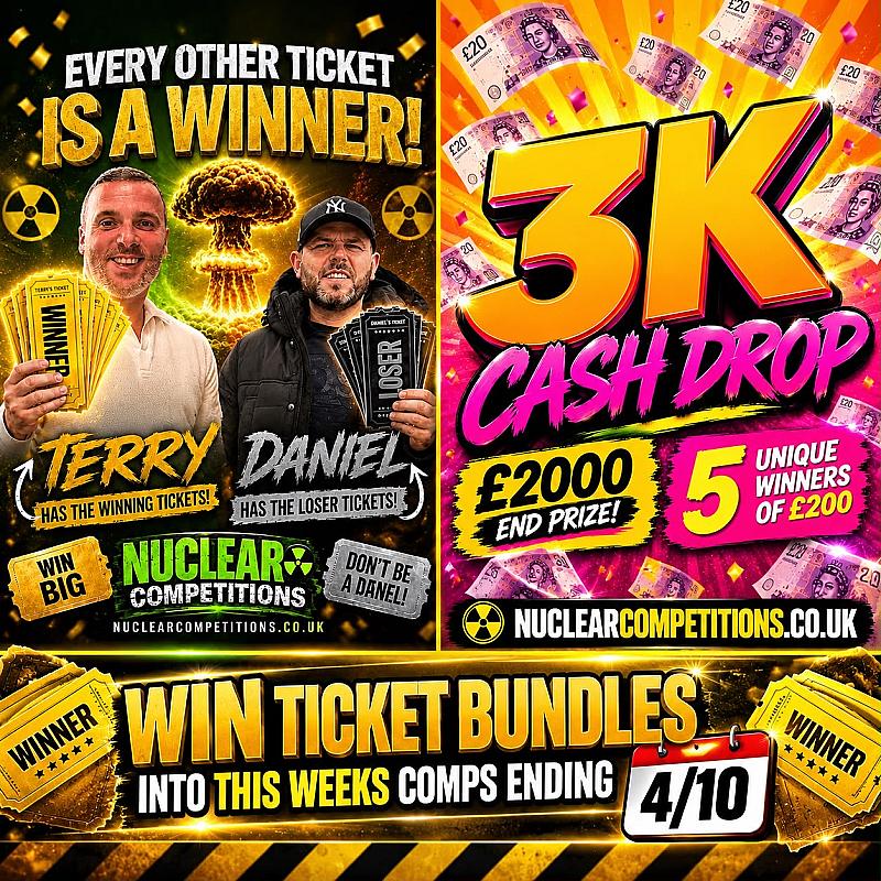 Daily Autodraw 6 to win ticket Bundle into this weeks live draws on 04/10