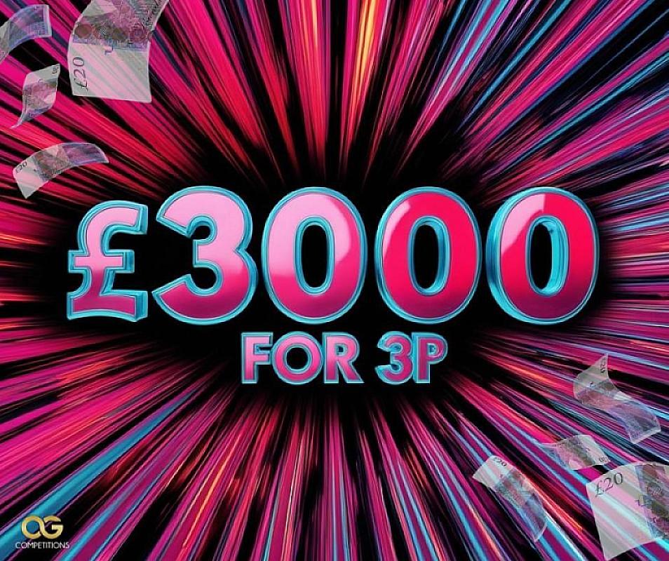 £3,000 For 3p with Instant Wins #3