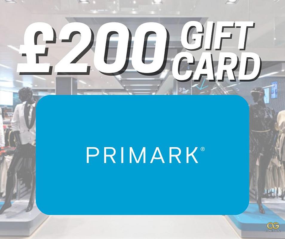 £200 Primark Gift Card