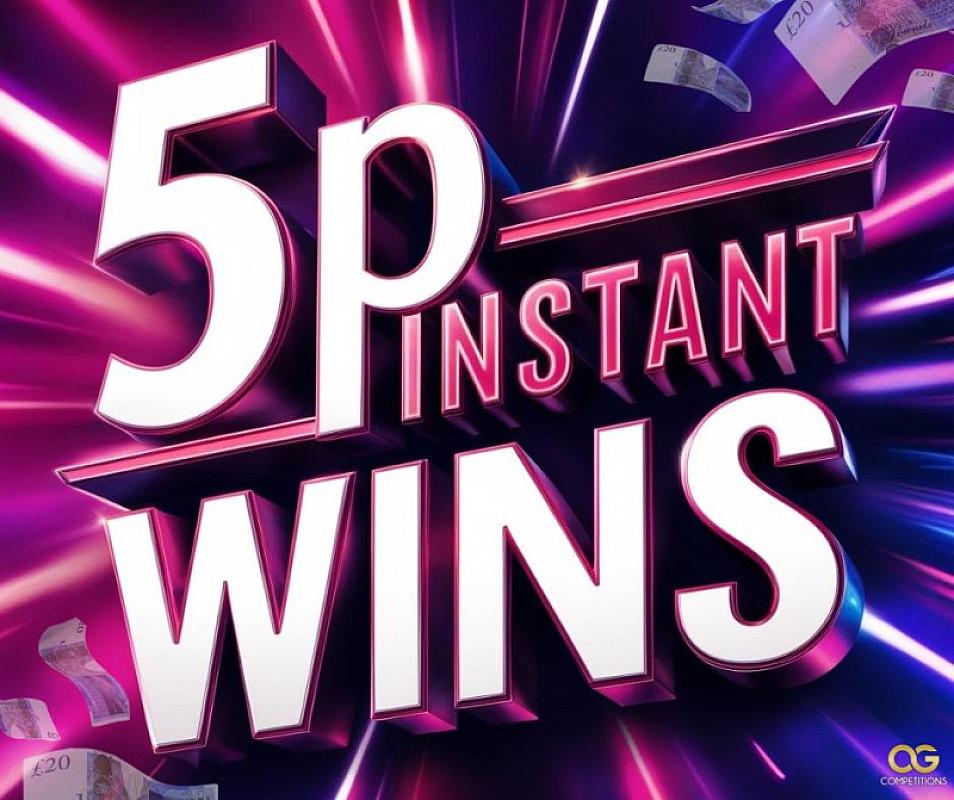 5p Instant Wins With £100 Main Prize 