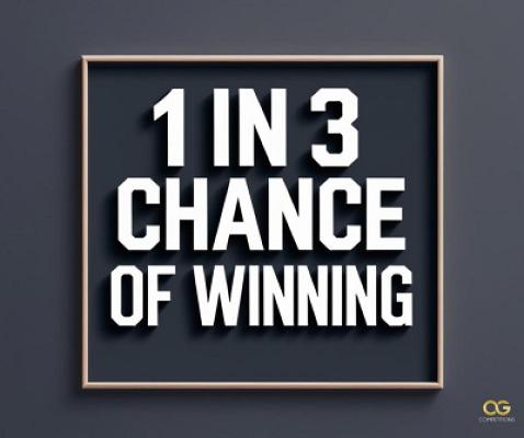 1 In 3 Chance Of Winning £300 Main Prize