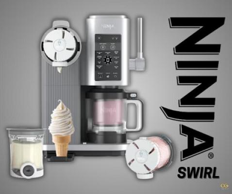 Ninja Swirl by CREAMi Ice Cream Maker Bundle OR £300 Cash