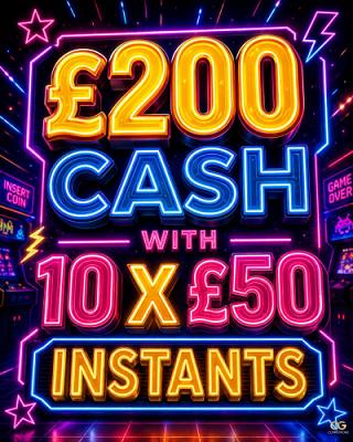 £200 Cash With 10 x £50s