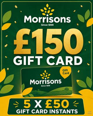 £150 Morrisons Gift Card With instants