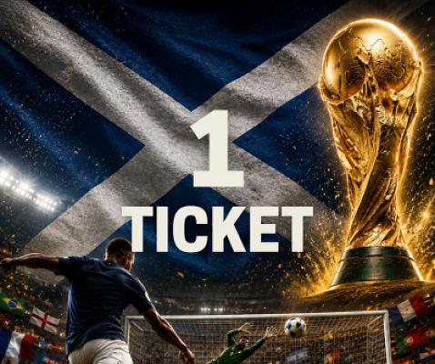 1 x TICKET INTO WORLD CUP
