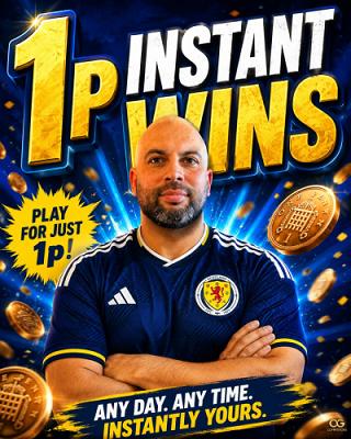 1p Instant Wins £600 Cash
