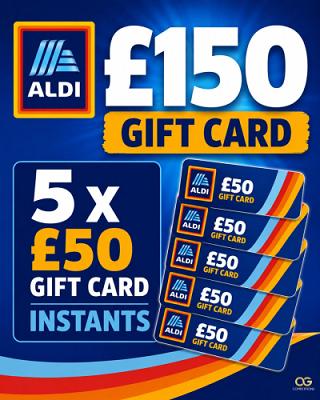 £150 Aldi Gift Card With instants