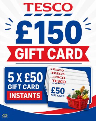 £150 Tesco Gift Card With instants