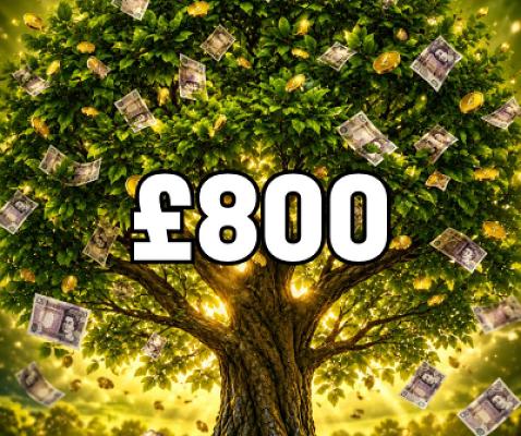 £800 CASH