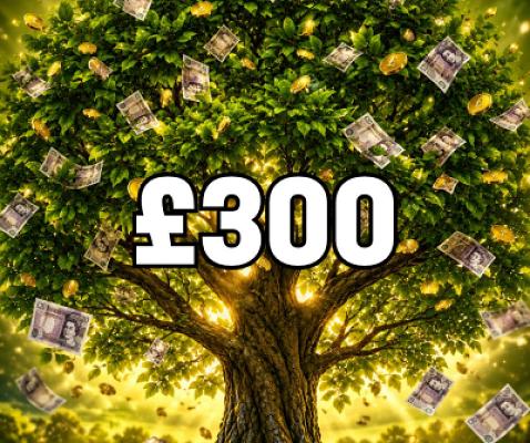 £300 CASH