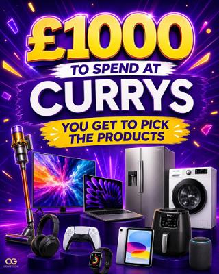 £1,000 To Spend At Currys