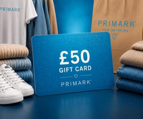 £50 PRIMARK GIFT CARD