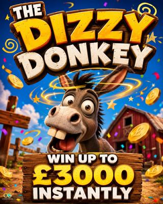Dizzy Donkey £1,000 Cash