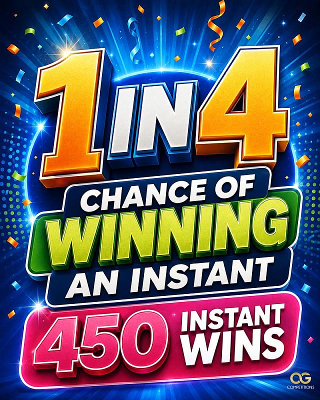 1 In 4 Chance £100 Cash