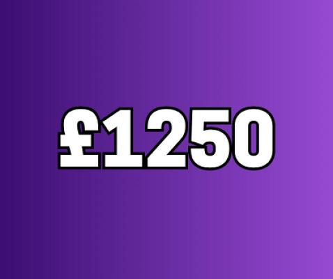 £1,250 CASH