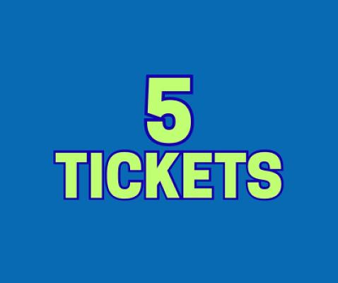5 x TICKETS INTO FLAMINGO