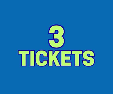 3 x TICKETS INTO SESAME