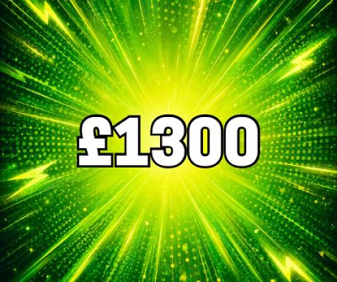 £1,300 CASH