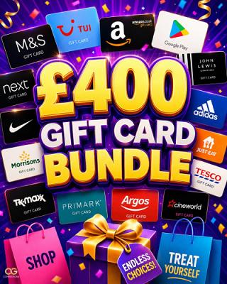 £400 Gift Card Bundle Of Choice