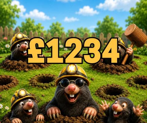 £1,234 CASH
