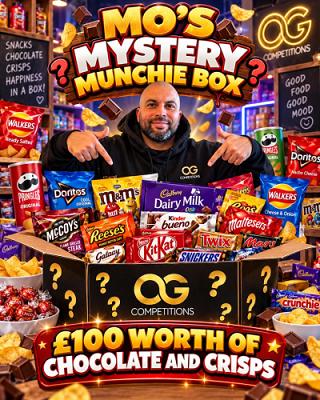 Mo's Mystery Munchie Box Worth £100
