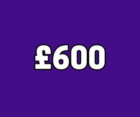 £600 CASH