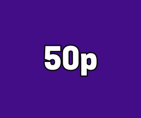 50p SITE CREDIT