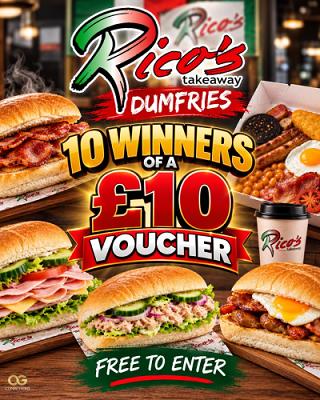 Fat Friday 10 x Winners Of Rico's Gift Cards