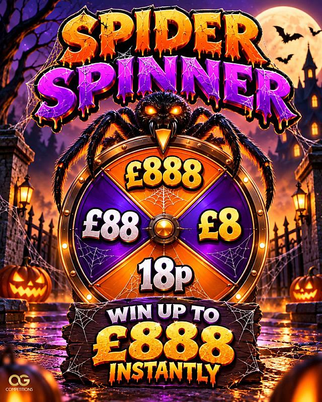 Spider Spinner £888 Cash