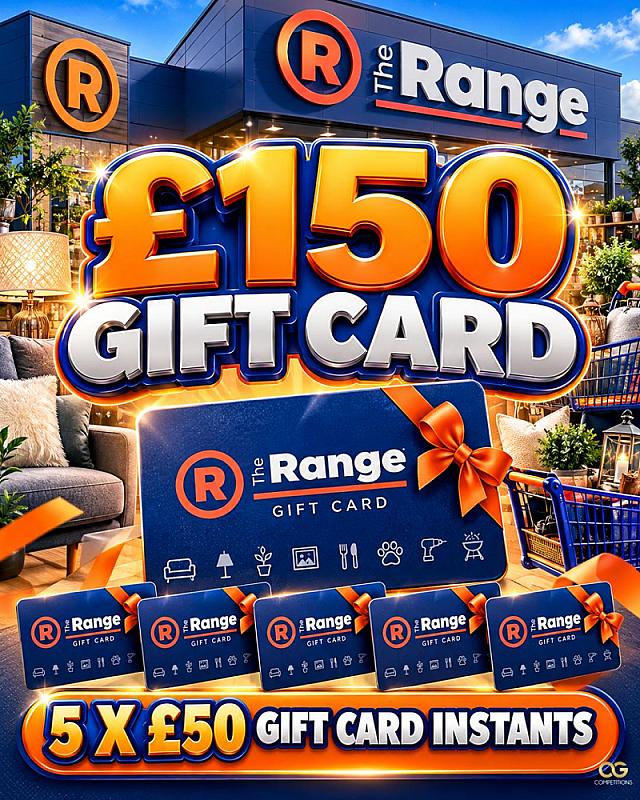 £150 The Range Gift Card With Instants