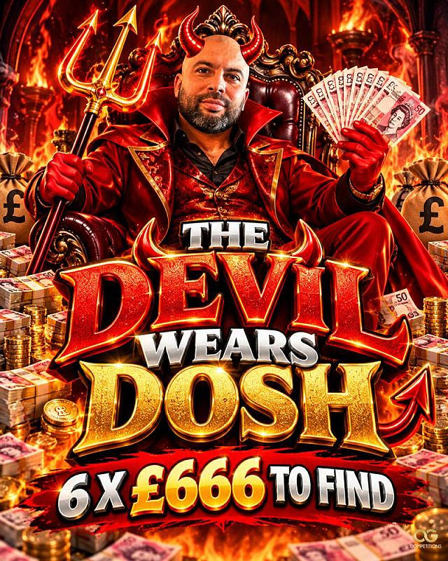 The Devil Wears Dosh £666 Cash