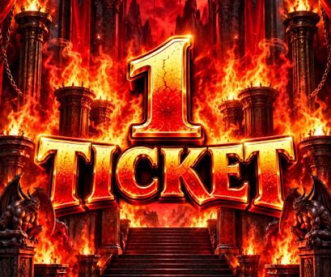 1 x TICKET INTO DROP DEAD LUCKY