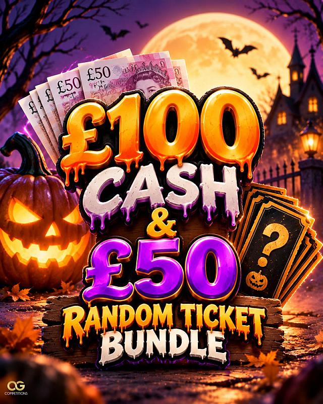 £100 Cash & £50 Random Ticket Bundle