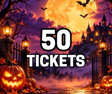50 x TICKETS INTO DEVIL WEARS