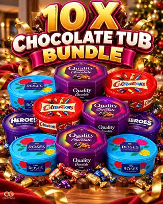 10 x Chocolate Tub Bundle
