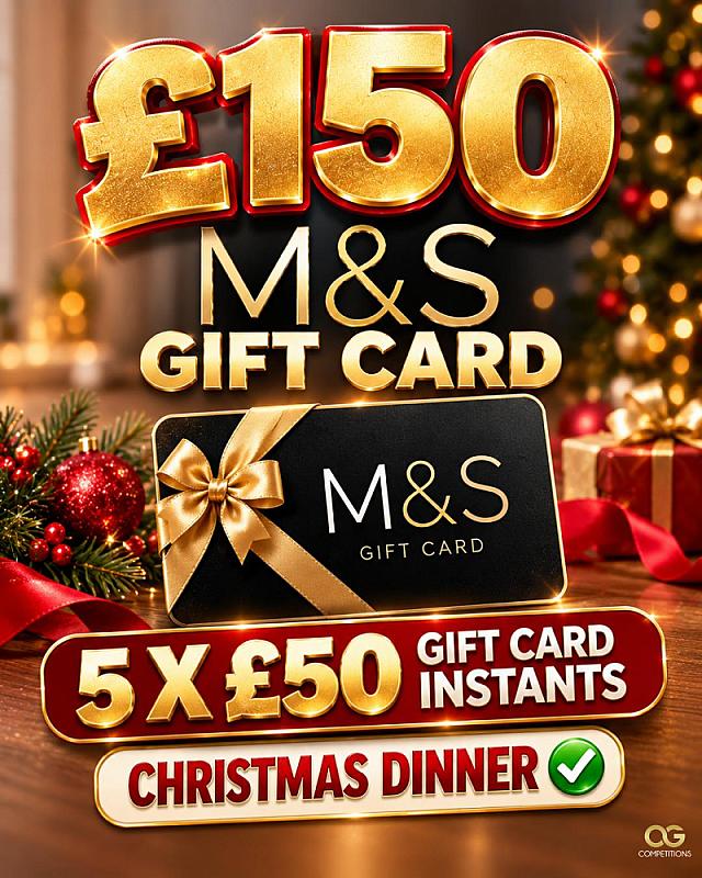 £150 M&S Gift Card With Instants