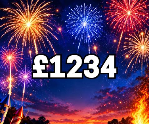 £1,234 CASH