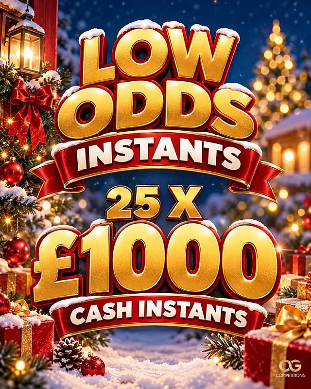 Low Odds Instants £500 Cash