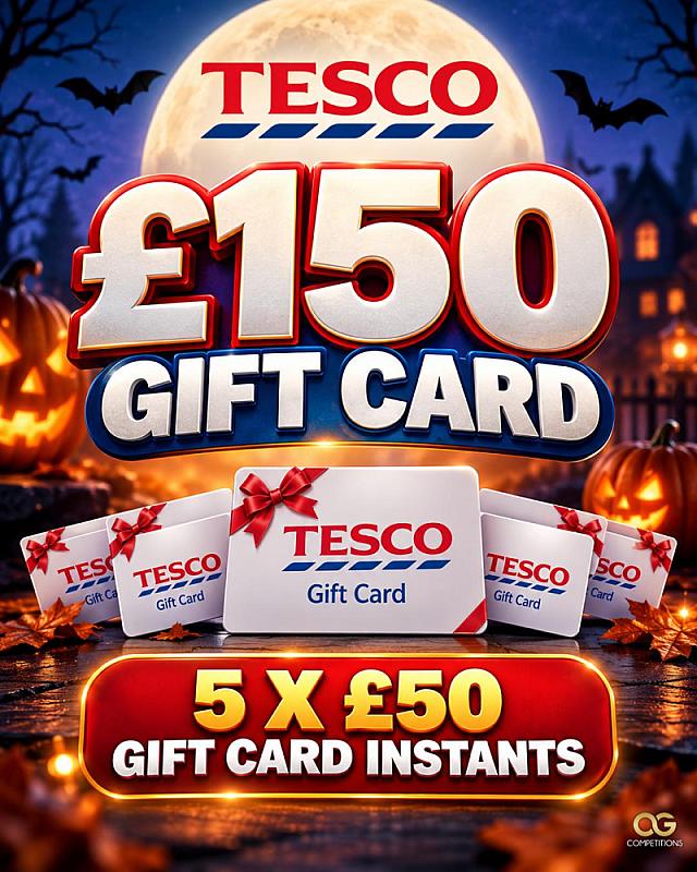 £150 Tesco Gift Card With Instants