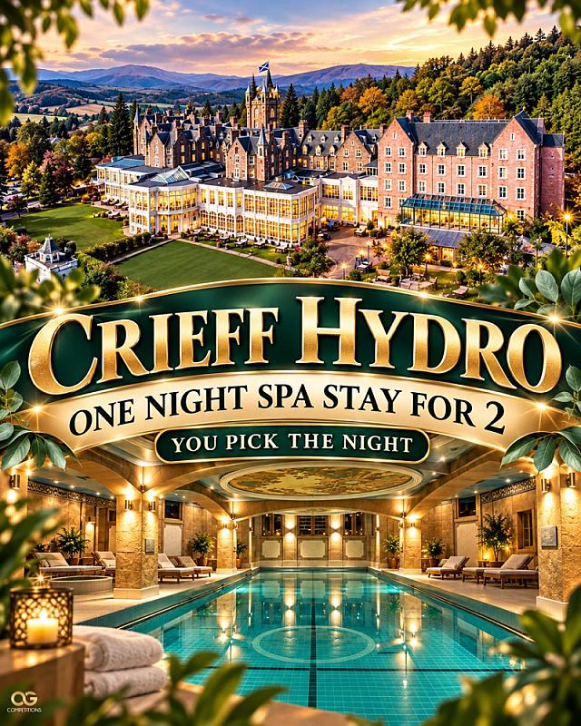 Crieff Hydro One Night Spa Stay For Two