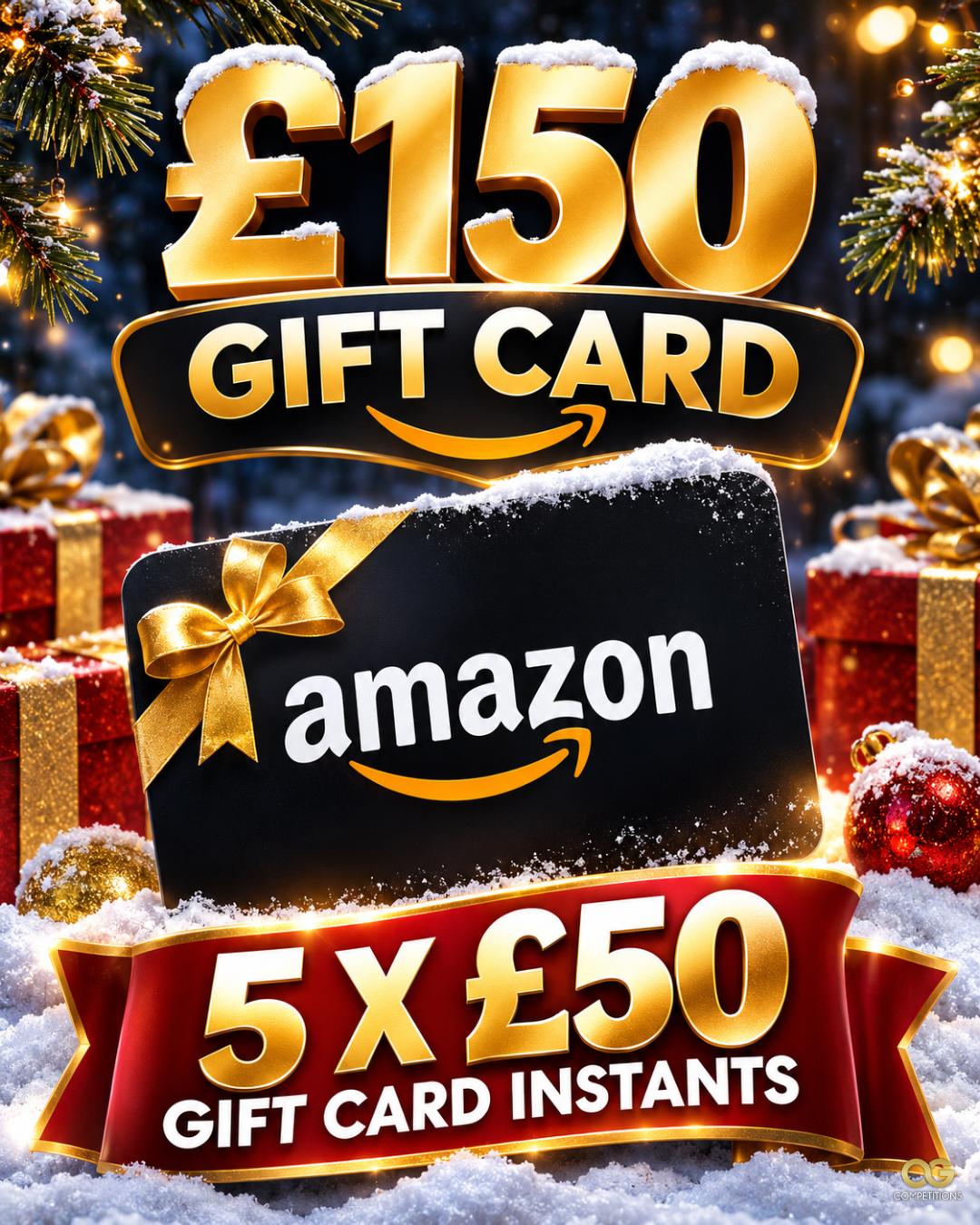 £150 Amazon Gift Card With Instants