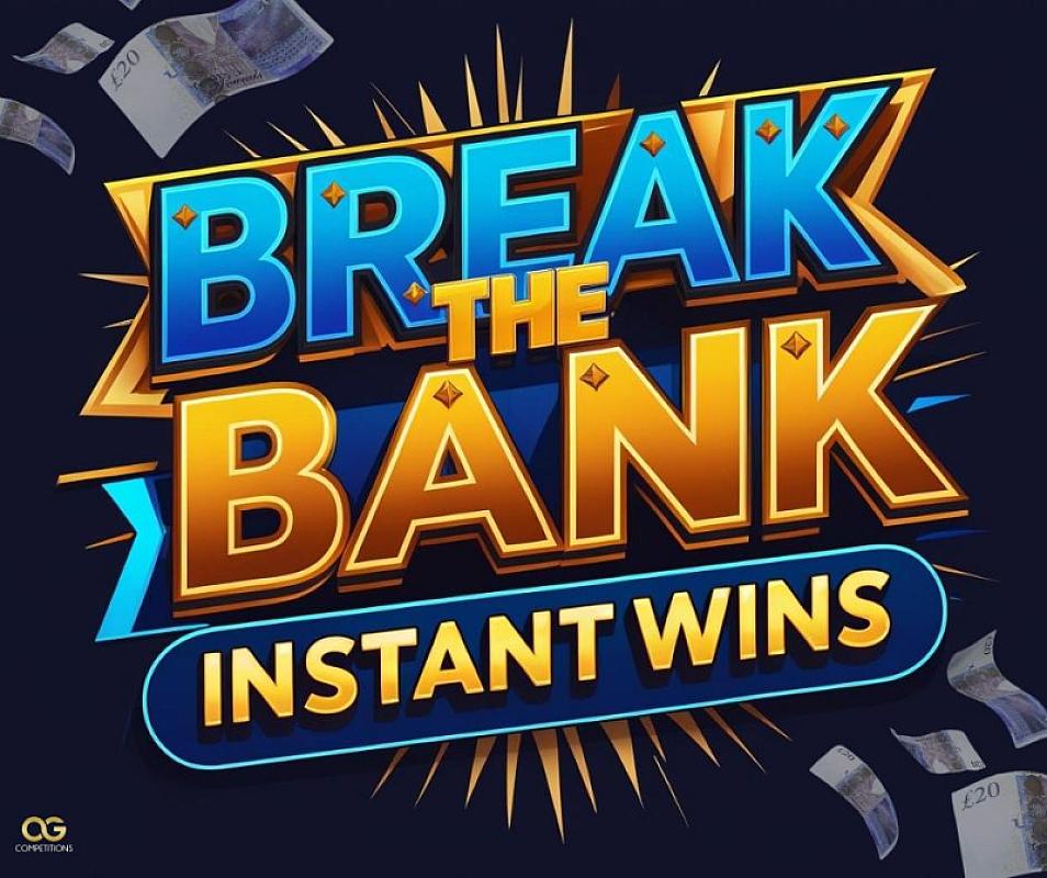 Break The Bank Instant Wins £1,000 Main Prize