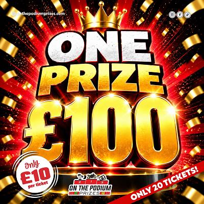 £100 - INSANE ODDS - ONLY 20 TICKETS